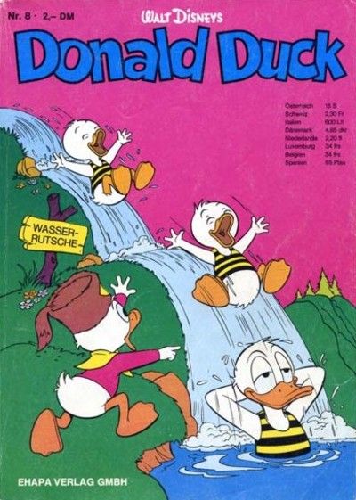 Cover for Donald Duck (Egmont Ehapa, 1974 series) #8