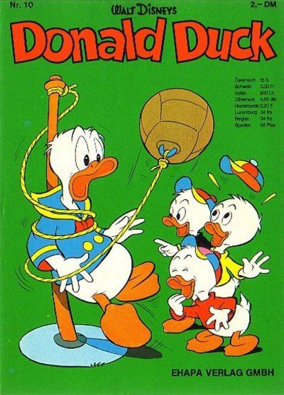 Cover for Donald Duck (Egmont Ehapa, 1974 series) #10