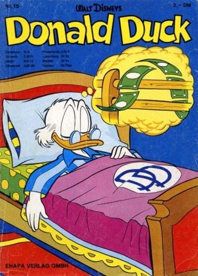 Cover for Donald Duck (Egmont Ehapa, 1974 series) #15