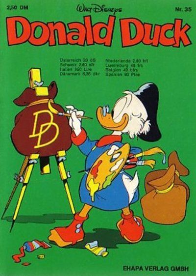 Cover for Donald Duck (Egmont Ehapa, 1974 series) #35