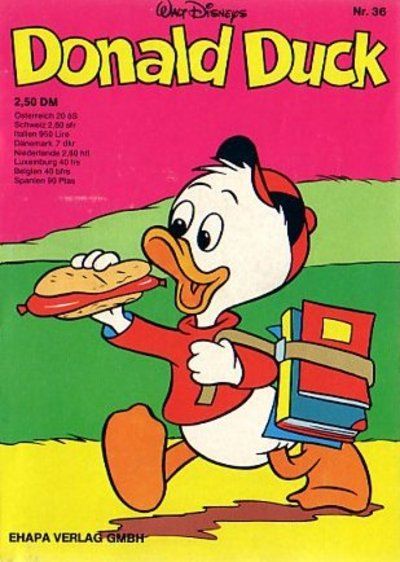 Cover for Donald Duck (Egmont Ehapa, 1974 series) #36