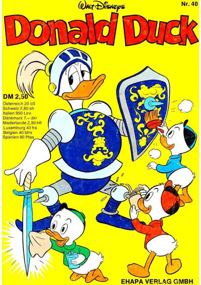 Cover for Donald Duck (Egmont Ehapa, 1974 series) #40