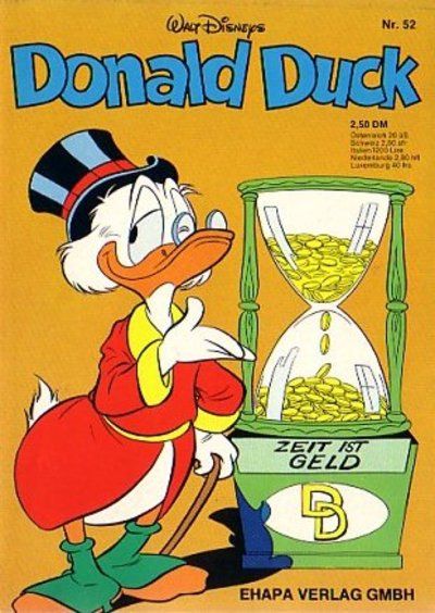 Cover for Donald Duck (Egmont Ehapa, 1974 series) #52