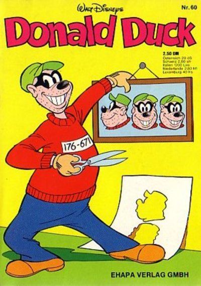 Cover for Donald Duck (Egmont Ehapa, 1974 series) #60