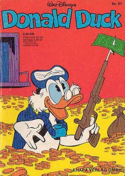 Cover for Donald Duck (Egmont Ehapa, 1974 series) #81