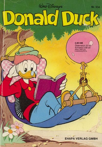 Cover for Donald Duck (Egmont Ehapa, 1974 series) #104