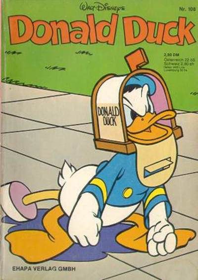 Cover for Donald Duck (Egmont Ehapa, 1974 series) #108