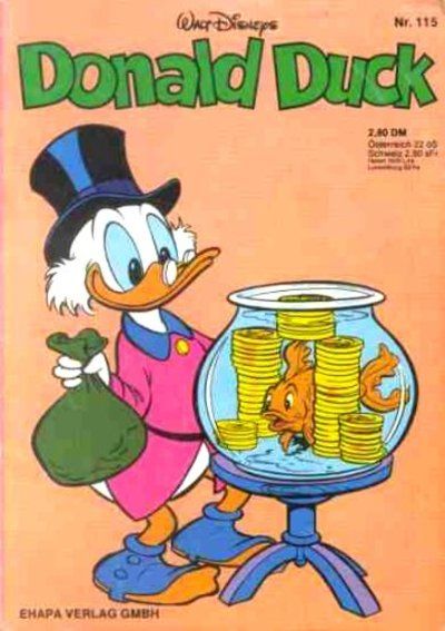 Cover for Donald Duck (Egmont Ehapa, 1974 series) #115