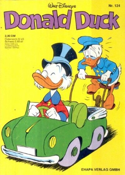 Cover for Donald Duck (Egmont Ehapa, 1974 series) #124