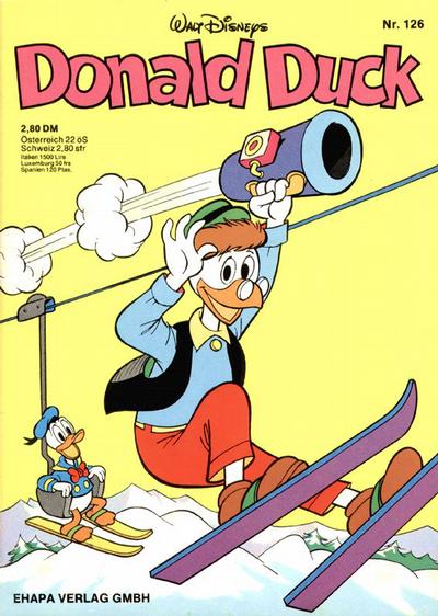 Cover for Donald Duck (Egmont Ehapa, 1974 series) #126