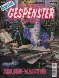 Cover Thumbnail for Gespenster Geschichten Spezial (Bastei Verlag, 1987 series) #110 - Zauber-Meister