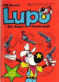 Cover Thumbnail for Lupo (Pabel Verlag, 1980 series) #21