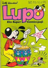 Cover Thumbnail for Lupo (Pabel Verlag, 1980 series) #49