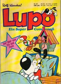 Cover Thumbnail for Lupo (Pabel Verlag, 1980 series) #61