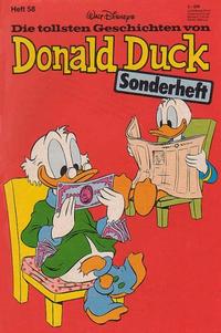 Cover Thumbnail for Die tollsten Geschichten von Donald Duck (Egmont Ehapa, 1965 series) #58