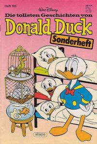 Cover Thumbnail for Die tollsten Geschichten von Donald Duck (Egmont Ehapa, 1965 series) #103