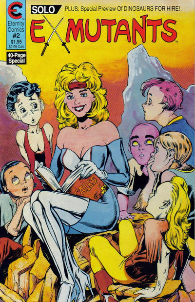 Cover for Solo Ex-Mutants (Malibu, 1988 series) #2
