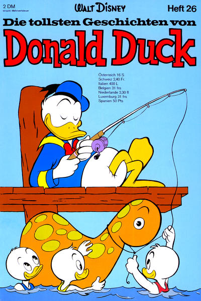 Cover for Die tollsten Geschichten von Donald Duck (Egmont Ehapa, 1965 series) #26