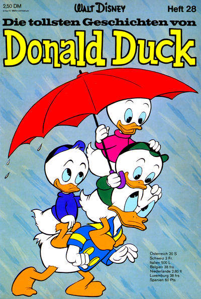 Cover for Die tollsten Geschichten von Donald Duck (Egmont Ehapa, 1965 series) #28