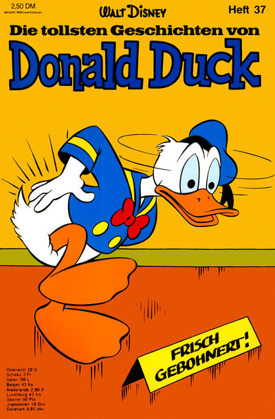 Cover for Die tollsten Geschichten von Donald Duck (Egmont Ehapa, 1965 series) #37