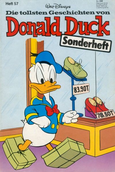 Cover for Die tollsten Geschichten von Donald Duck (Egmont Ehapa, 1965 series) #57