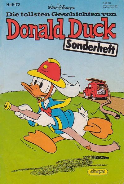 Cover for Die tollsten Geschichten von Donald Duck (Egmont Ehapa, 1965 series) #72