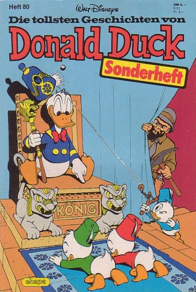 Cover for Die tollsten Geschichten von Donald Duck (Egmont Ehapa, 1965 series) #80