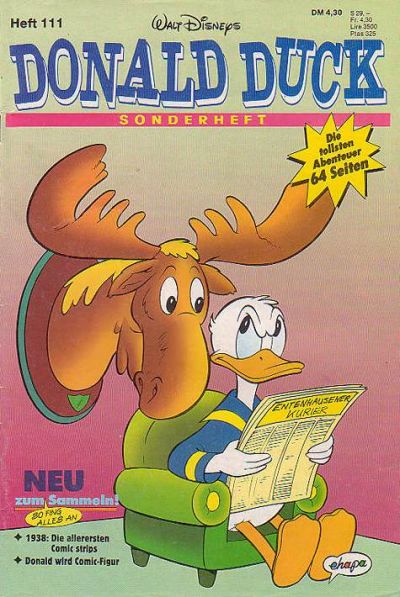 Cover for Die tollsten Geschichten von Donald Duck (Egmont Ehapa, 1965 series) #111