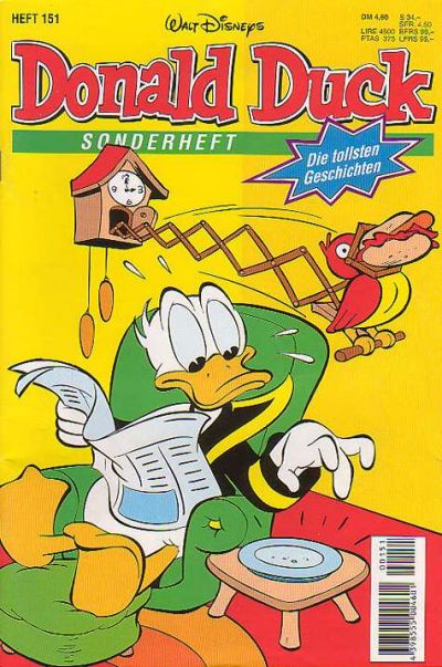 Cover for Die tollsten Geschichten von Donald Duck (Egmont Ehapa, 1965 series) #151