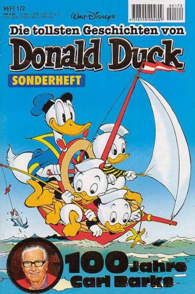 Cover for Die tollsten Geschichten von Donald Duck (Egmont Ehapa, 1965 series) #172