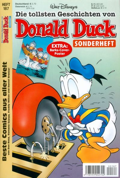 Cover for Die tollsten Geschichten von Donald Duck (Egmont Ehapa, 1965 series) #187