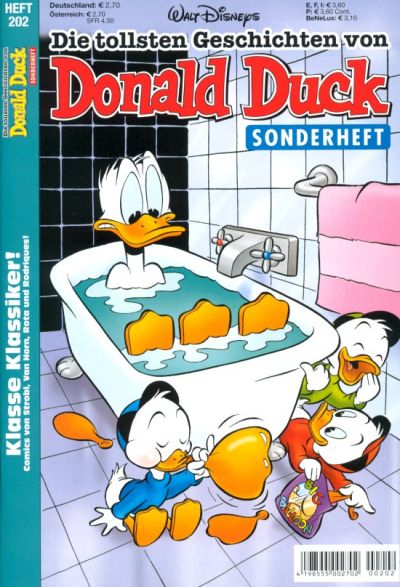Cover for Die tollsten Geschichten von Donald Duck (Egmont Ehapa, 1965 series) #202