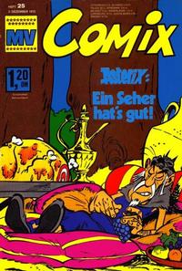 Cover Thumbnail for MV Comix (Egmont Ehapa, 1968 series) #25/1972