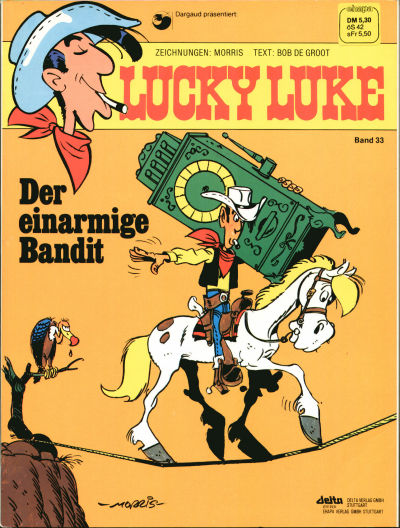 Cover for Lucky Luke (Egmont Ehapa, 1977 series) #33 - Der einarmige Bandit