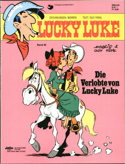 Cover for Lucky Luke (Egmont Ehapa, 1977 series) #48 - Die Verlobte von Lucky Luke