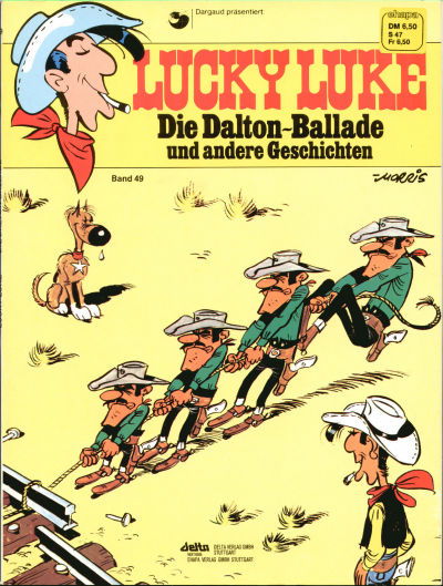 Cover for Lucky Luke (Egmont Ehapa, 1977 series) #49 - Die Dalton-Ballade und andere Geschichten