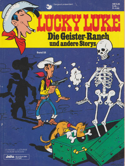Cover for Lucky Luke (Egmont Ehapa, 1977 series) #58 - Die Geister-Ranch und andere Storys