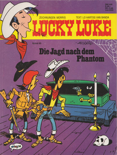 Cover for Lucky Luke (Egmont Ehapa, 1977 series) #65 - Die Jagd nach dem Phantom