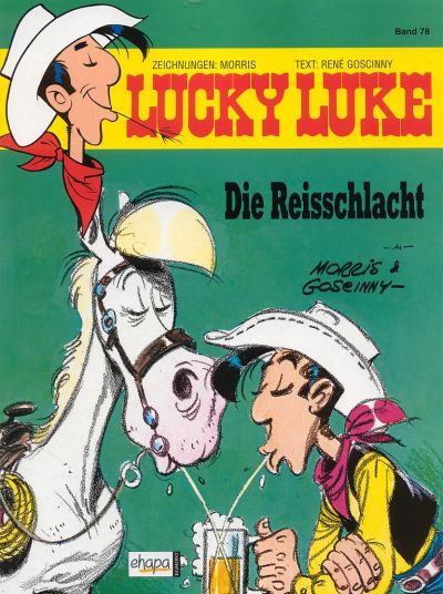 Cover for Lucky Luke (Egmont Ehapa, 1977 series) #78 - Die Reisschlacht