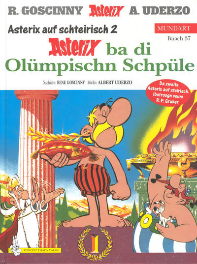 Cover for Asterix Mundart (Egmont Ehapa, 1995 series) #37 - Asterix ba di Olümpischn Schpüle [Steirisch 1]