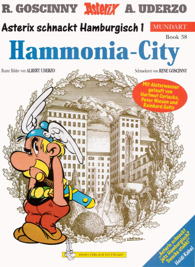 Cover for Asterix Mundart (Egmont Ehapa, 1995 series) #38 - Hammonia-City [Hamburgisch 1]
