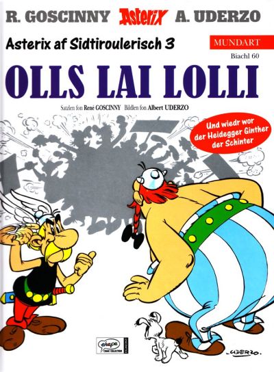 Cover for Asterix Mundart (Egmont Ehapa, 1995 series) #60 - Olls lai Lolli [Südtirolerisch 3]