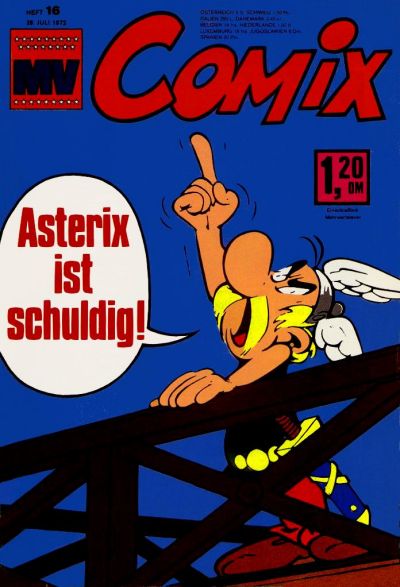 Cover for MV Comix (Egmont Ehapa, 1968 series) #16/1972