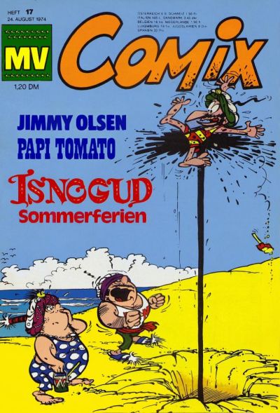 Cover for MV Comix (Egmont Ehapa, 1968 series) #17/1974