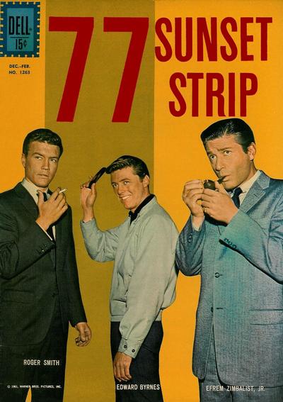 Cover for Four Color (Dell, 1942 series) #1263 [ad] - 77 Sunset Strip