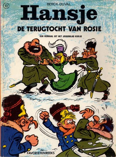 Cover for Favorietenreeks (Le Lombard, 1970 series) #13 - Hansje: De terugtocht van Rosie
