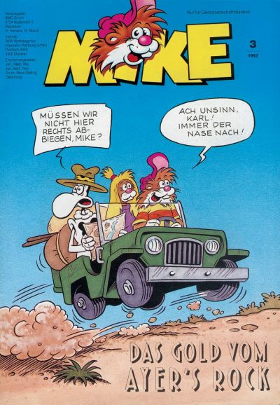 Cover for Mike (Volksbanken und Raiffeisenbanken, 1978 series) #3/1992