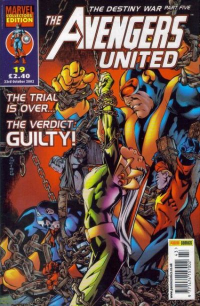 Cover for The Avengers United (Panini UK, 2001 series) #19