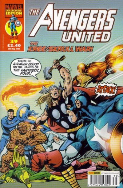 Cover for The Avengers United (Panini UK, 2001 series) #39