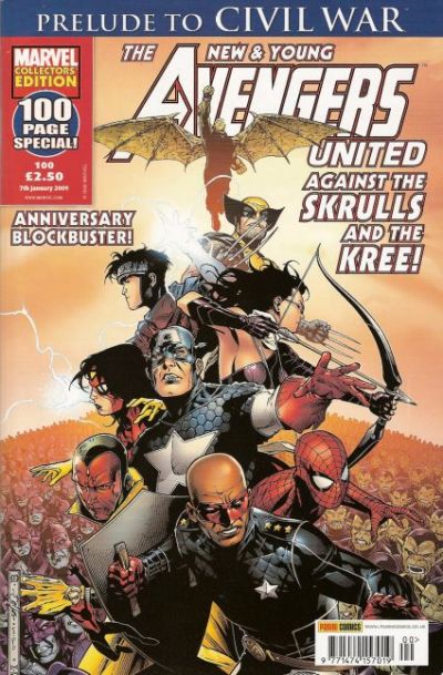 Cover for The Avengers United (Panini UK, 2001 series) #100